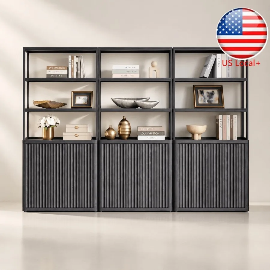 Bookshelf - رف كتب طويل بارتفاع 71 بوصة