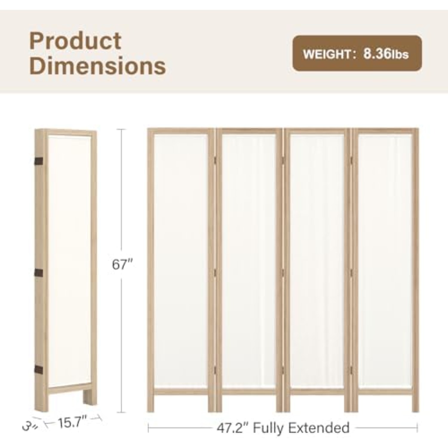 فاصل غرفة من الكتان، حاجز خصوص - مراجعة Partition Screen Divider وسعره