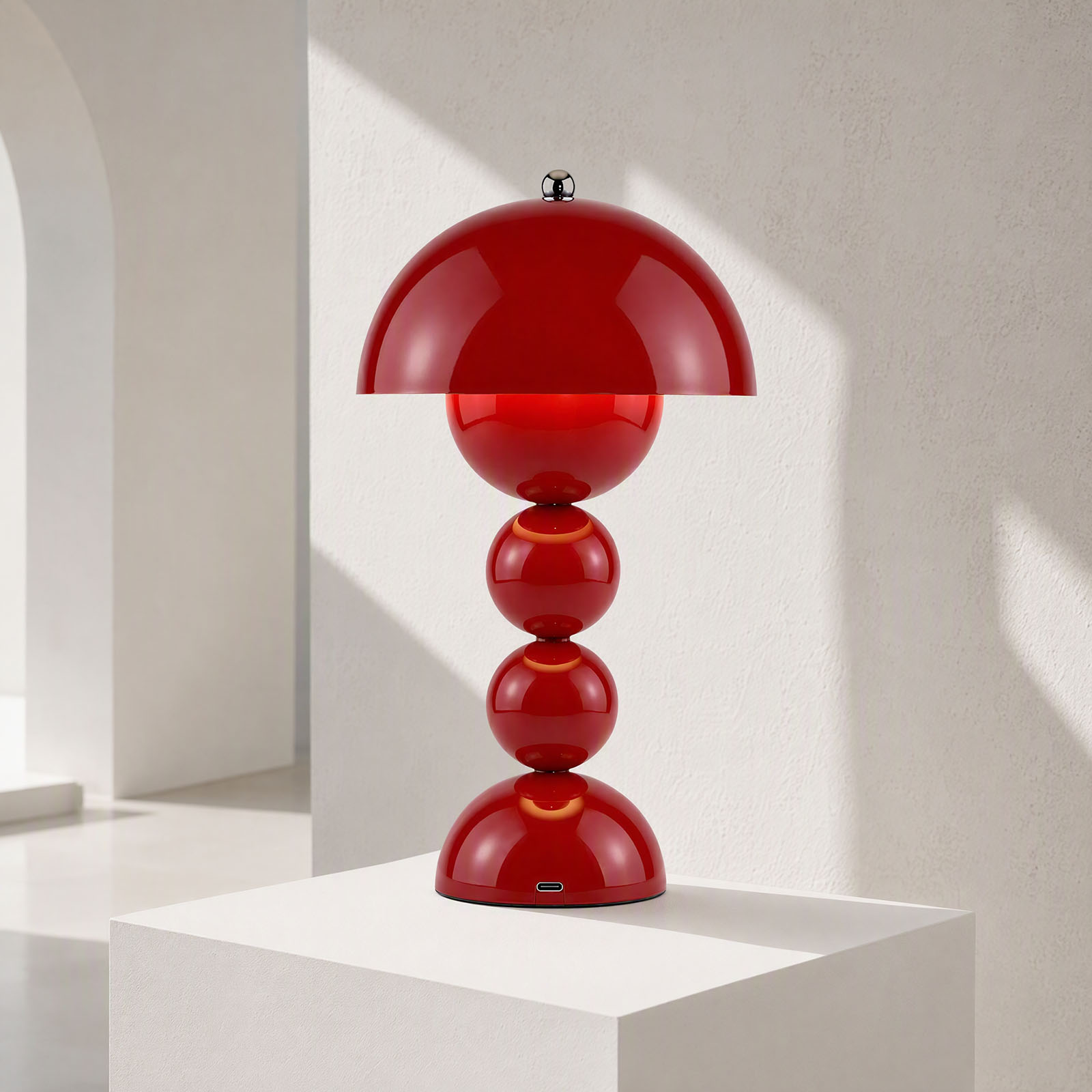 مصباح طاولة LED على شكل فطر بم - مراجعة Desk Lamp وسعره