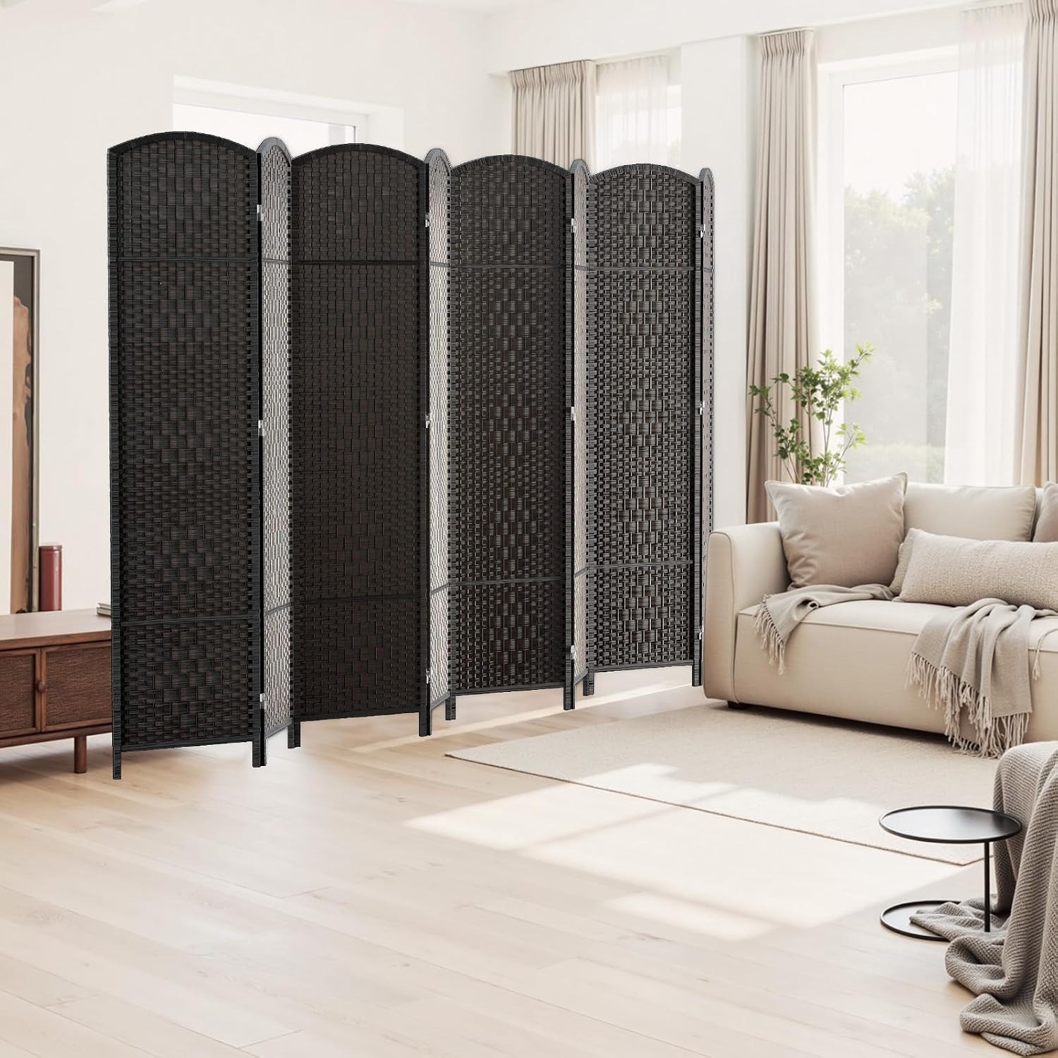 فاصل غرفة بـ 8 ألواح لحماية ال - مراجعة Partition Screen Divider وسعره