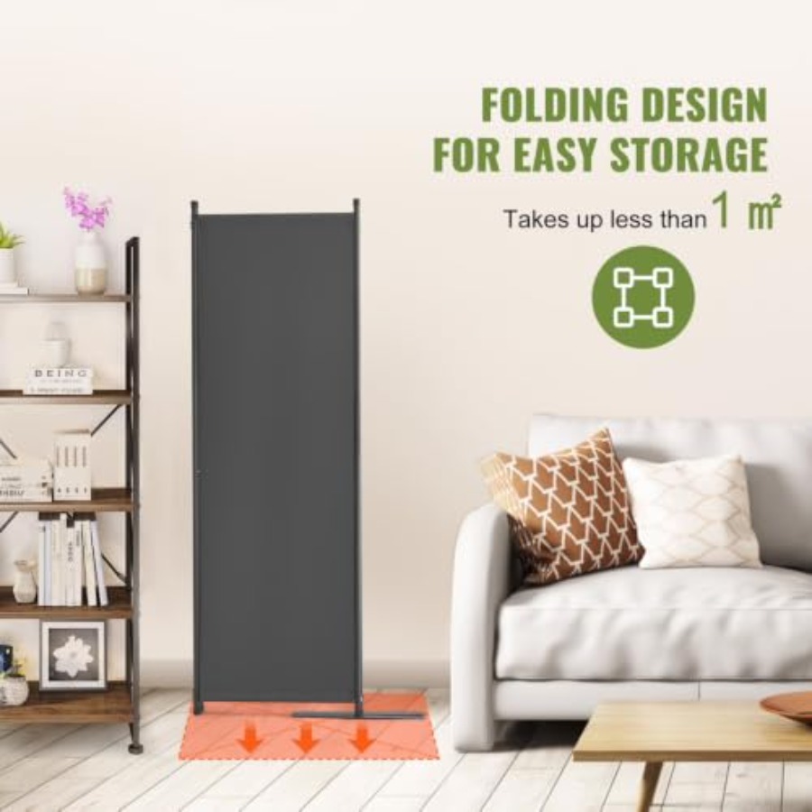 حاجز غرفة قماشي قابل للطي من 4 - مراجعة Partition Screen Divider وسعره